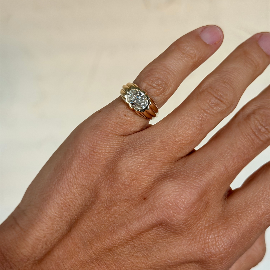 Oval Petal Ring