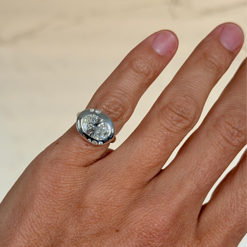 Silver Camber Ring