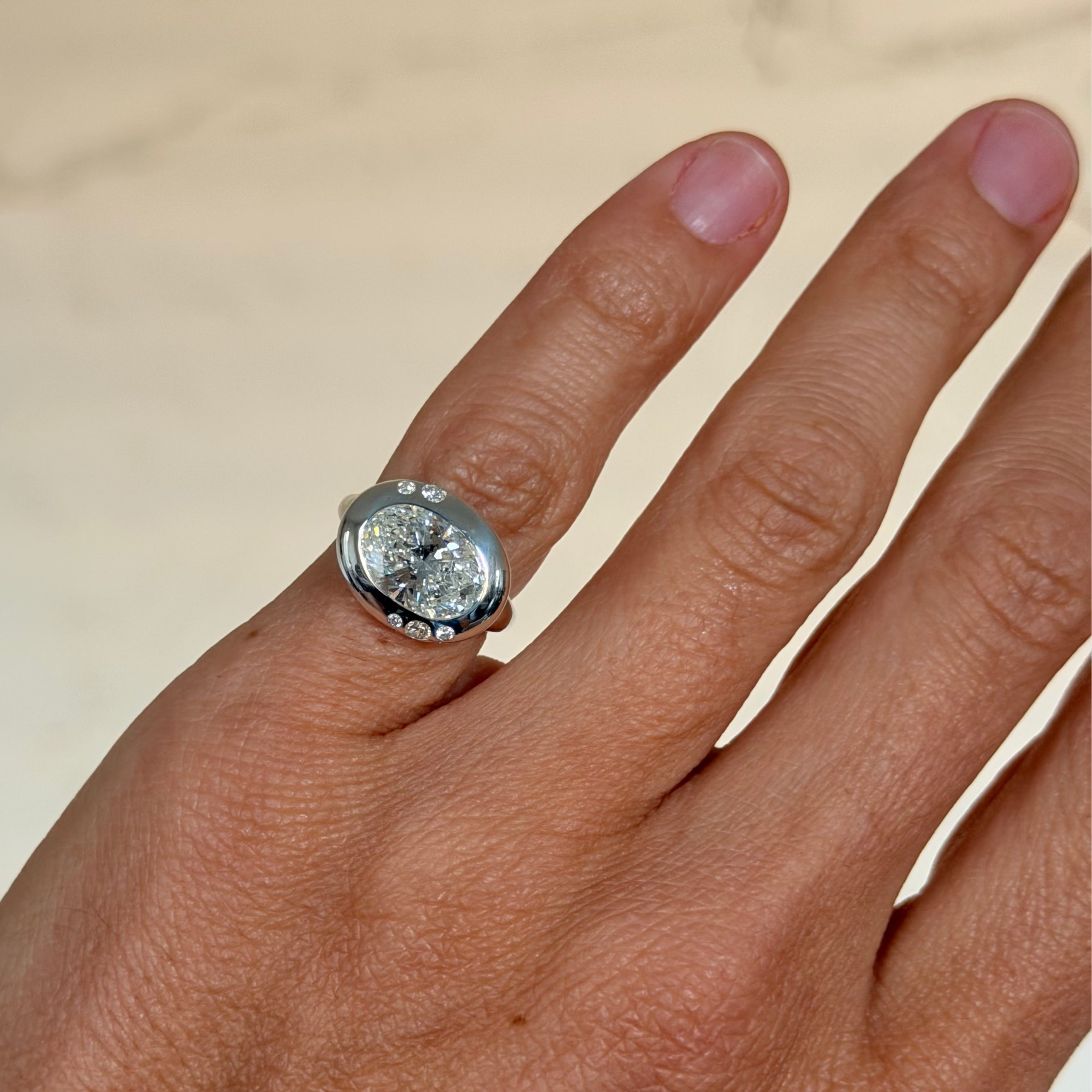 Silver Camber Ring