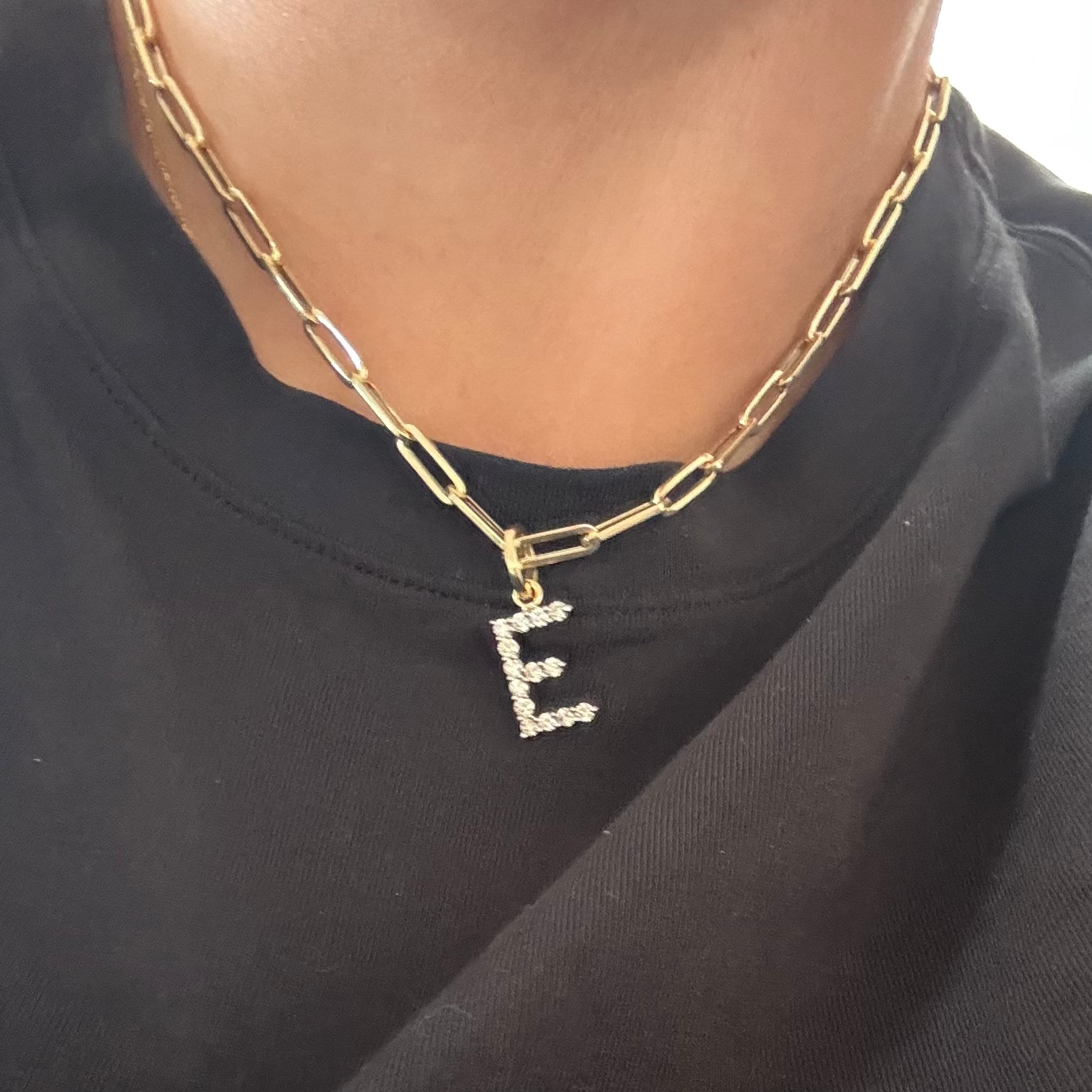 Diamond Alphabet Charms