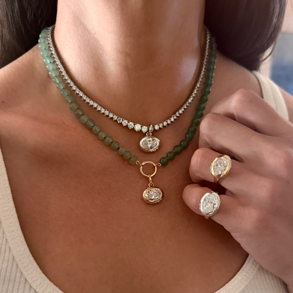 Aventurine Charm Carrier