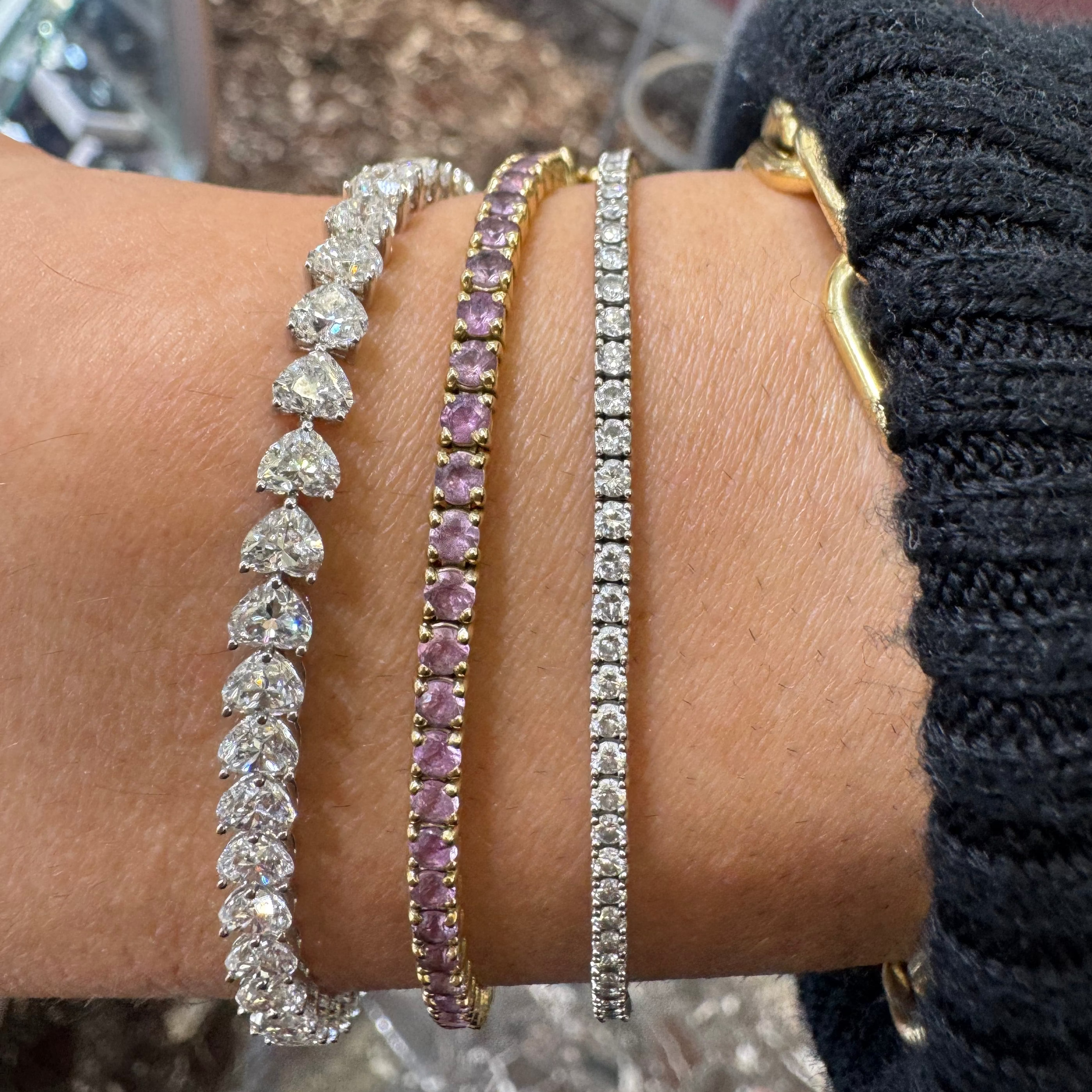 Gemstone Tennis Bracelet