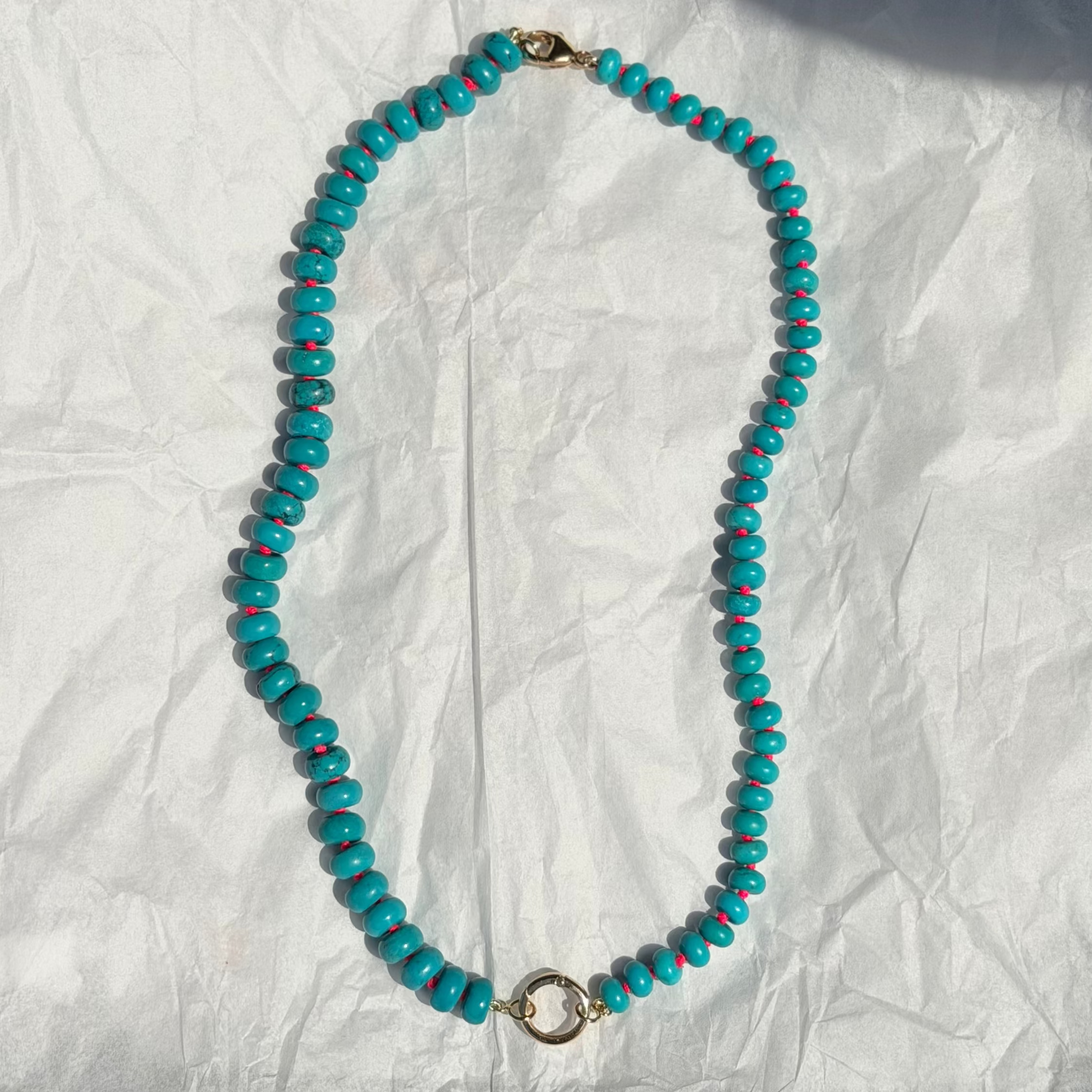 Turquoise Charm Carrier