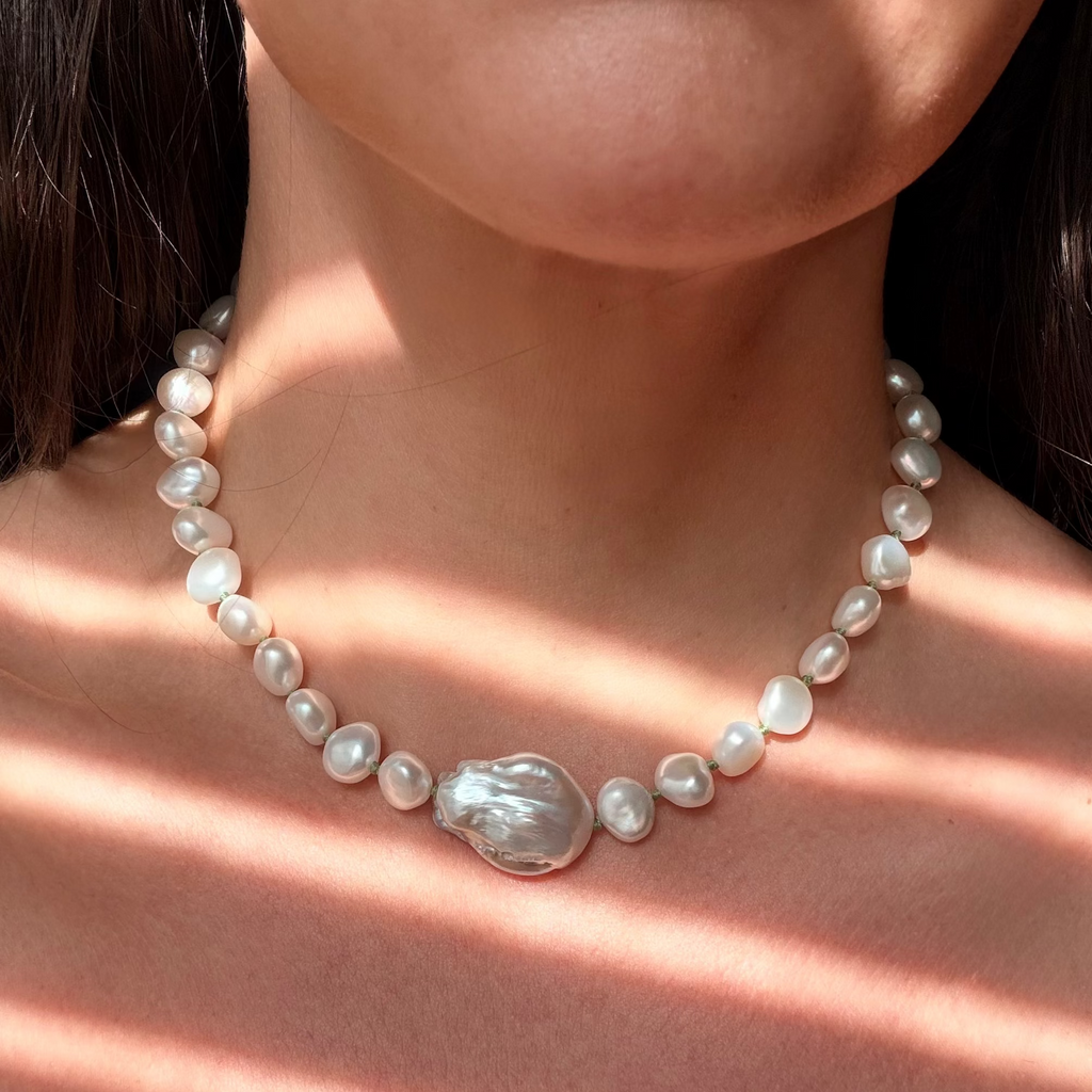 Freshwater & Baroque Pearl Necklace