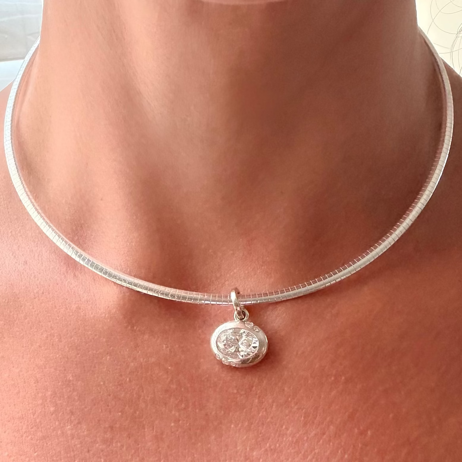 Silver Omega Chain
