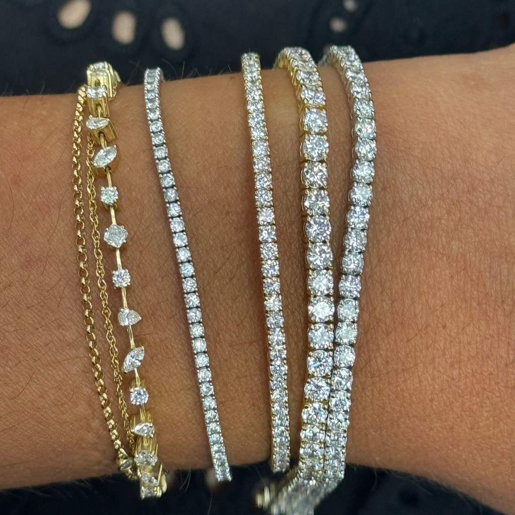 Lab Grown Diamond Tennis Bracelet