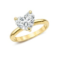 Custom Heart Diamond Ring