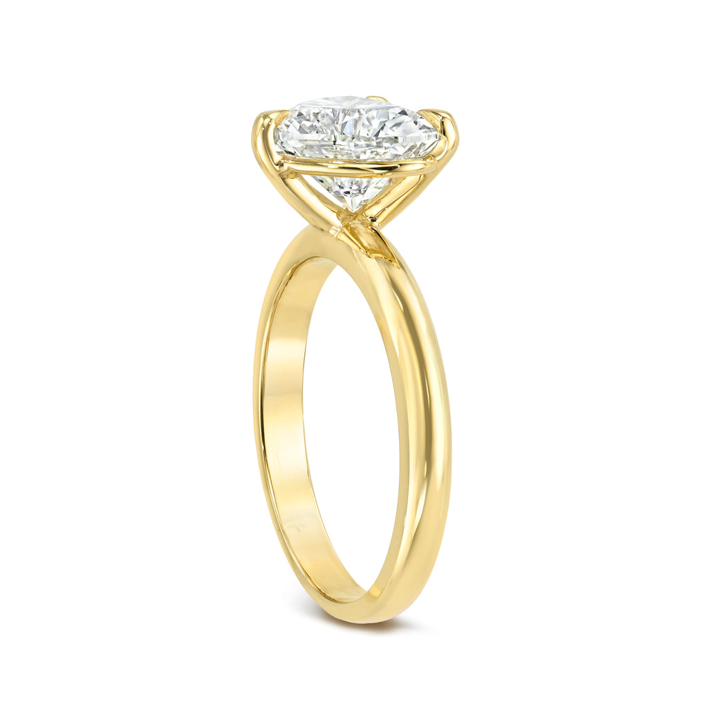 Custom Heart Diamond Ring