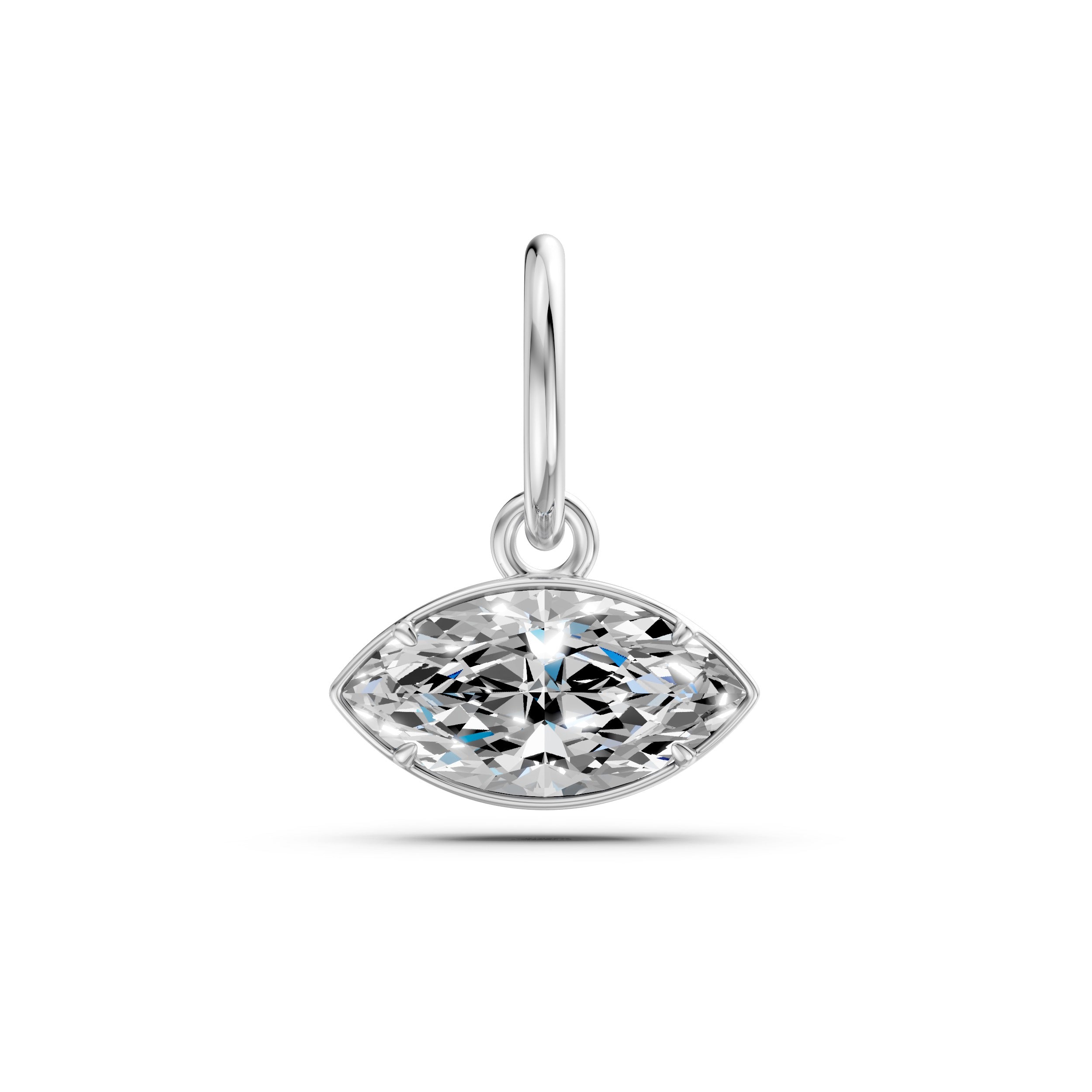 Marquise Diamond Charm