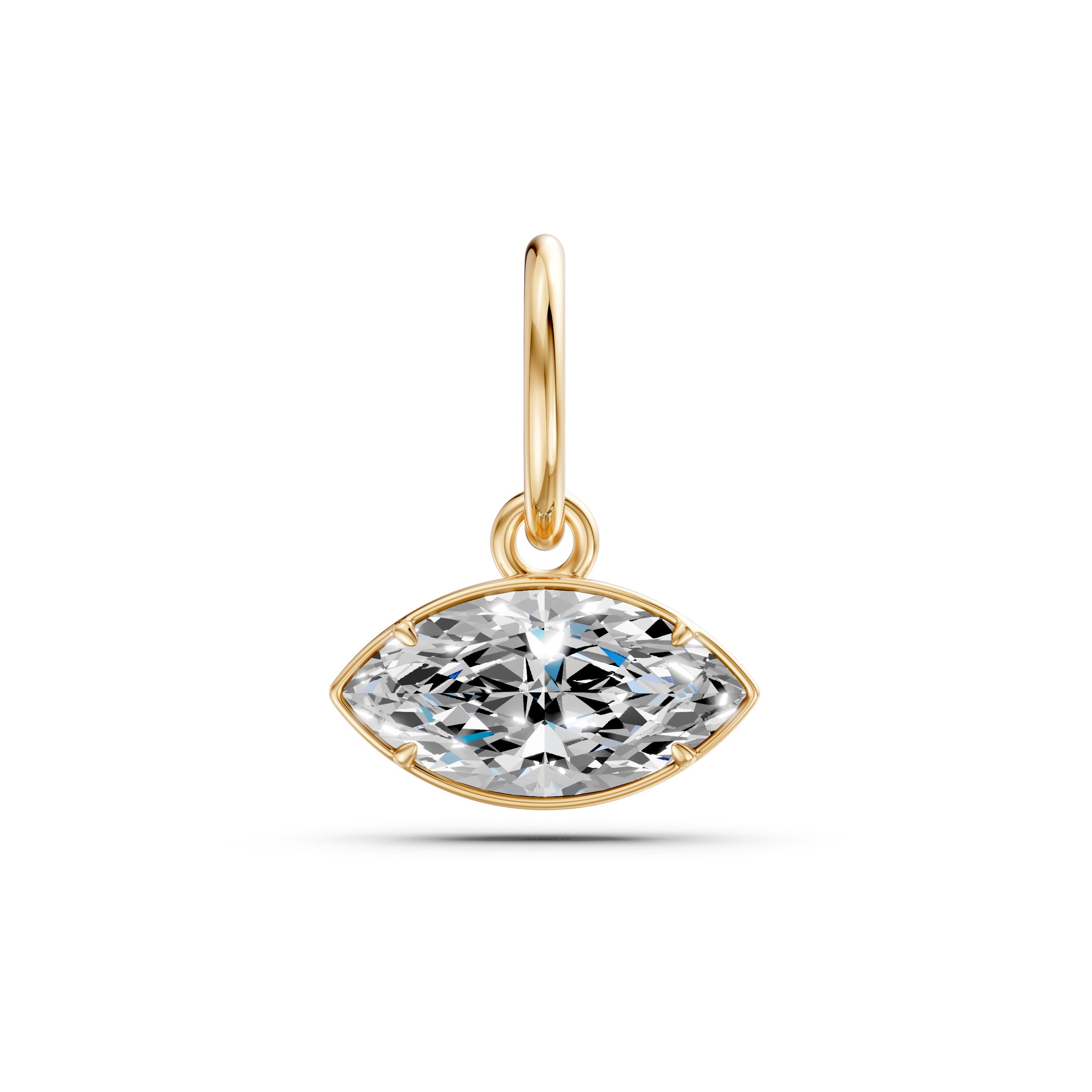 Marquise Diamond Charm