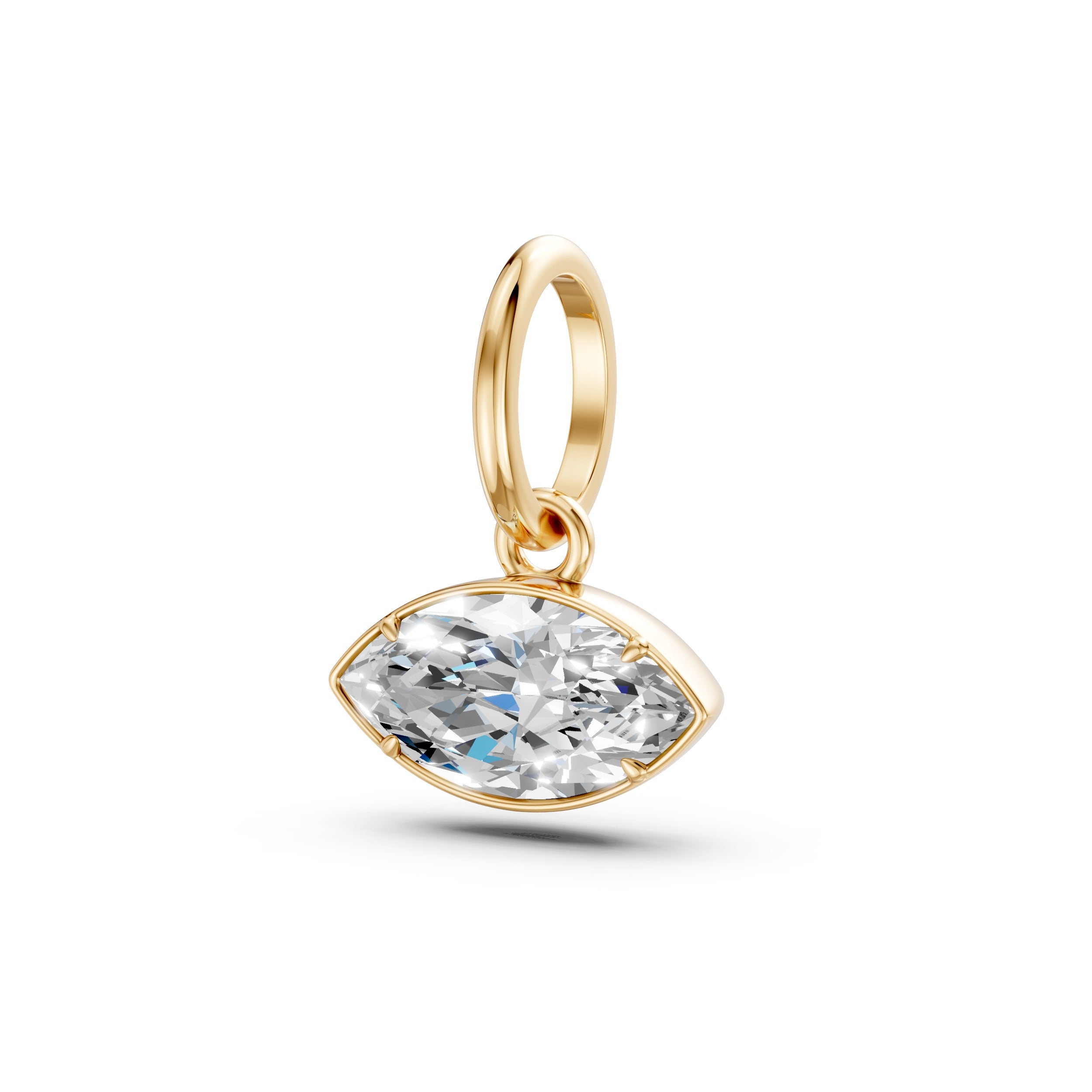 Marquise Diamond Charm