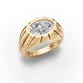 Oval Petal Ring