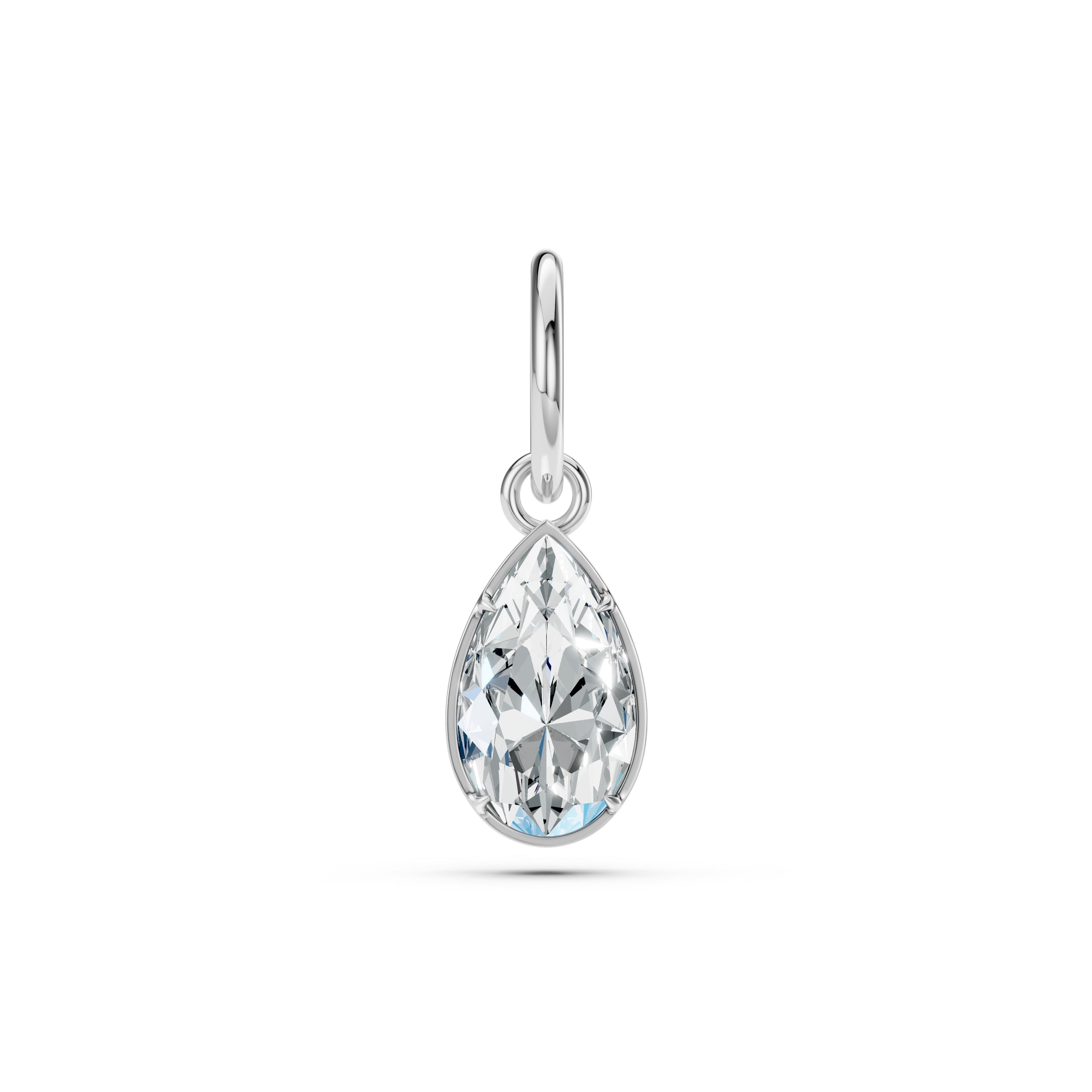 Pear Diamond Charm