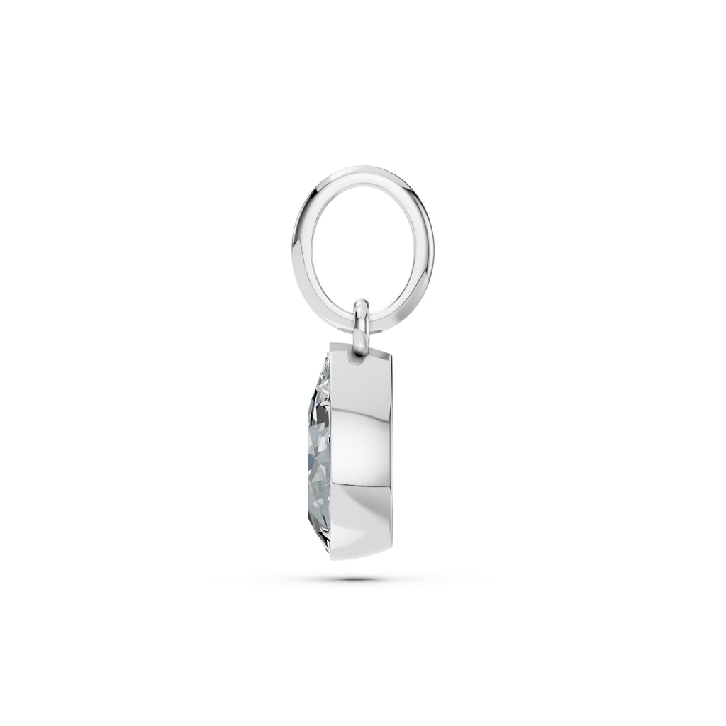 Pear Diamond Charm