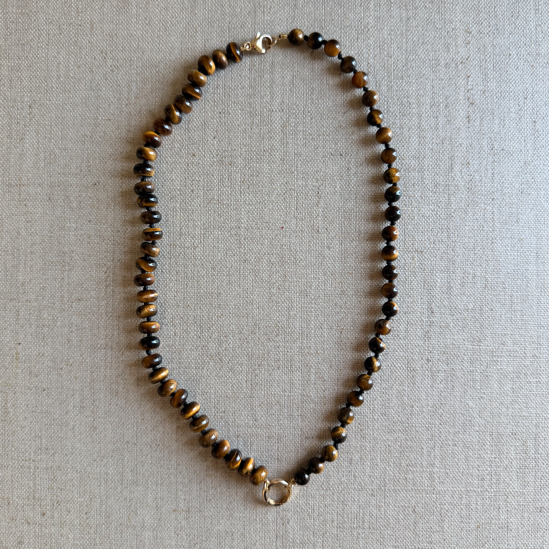 Tigers Eye Charm Carrier