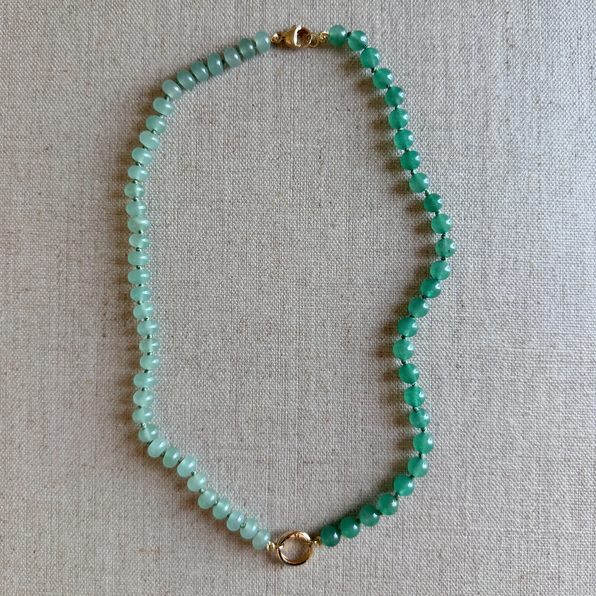 Aventurine Charm Carrier