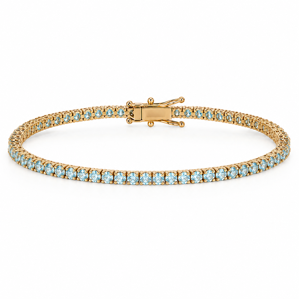 Gemstone Tennis Bracelet