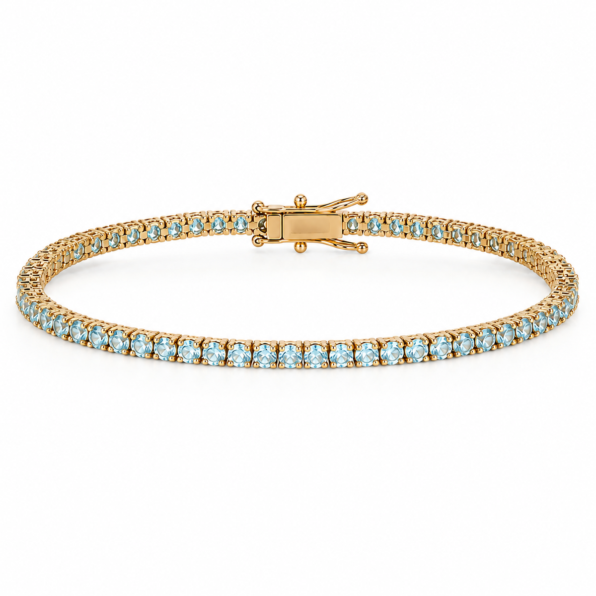 Gemstone Tennis Bracelet
