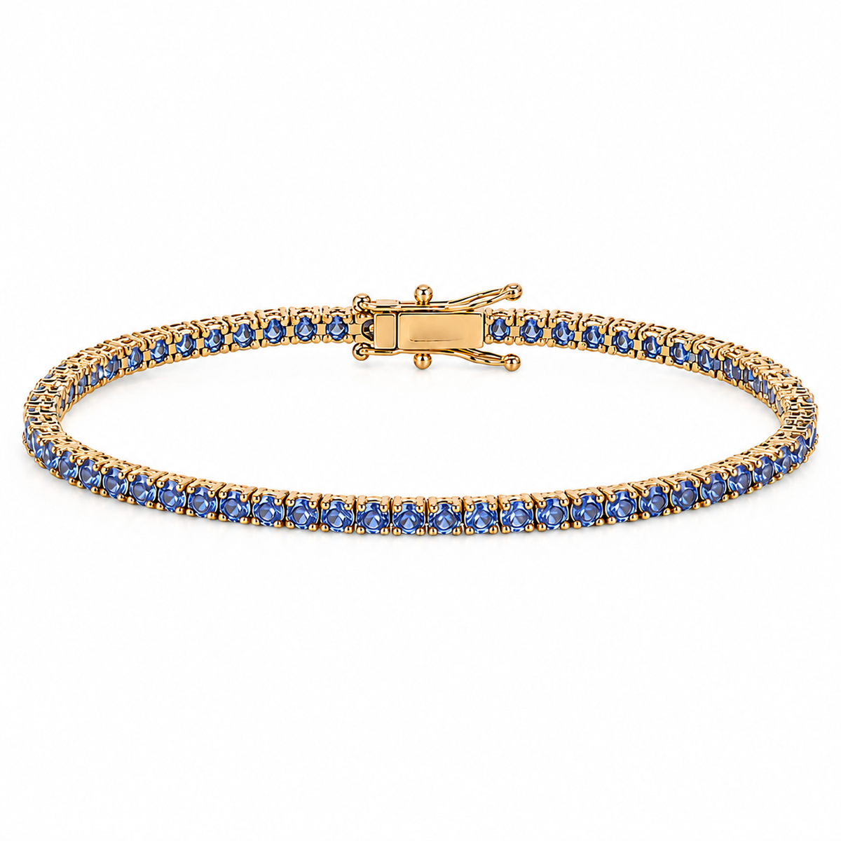 Gemstone Tennis Bracelet