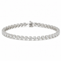 Heart Diamond Tennis Bracelet