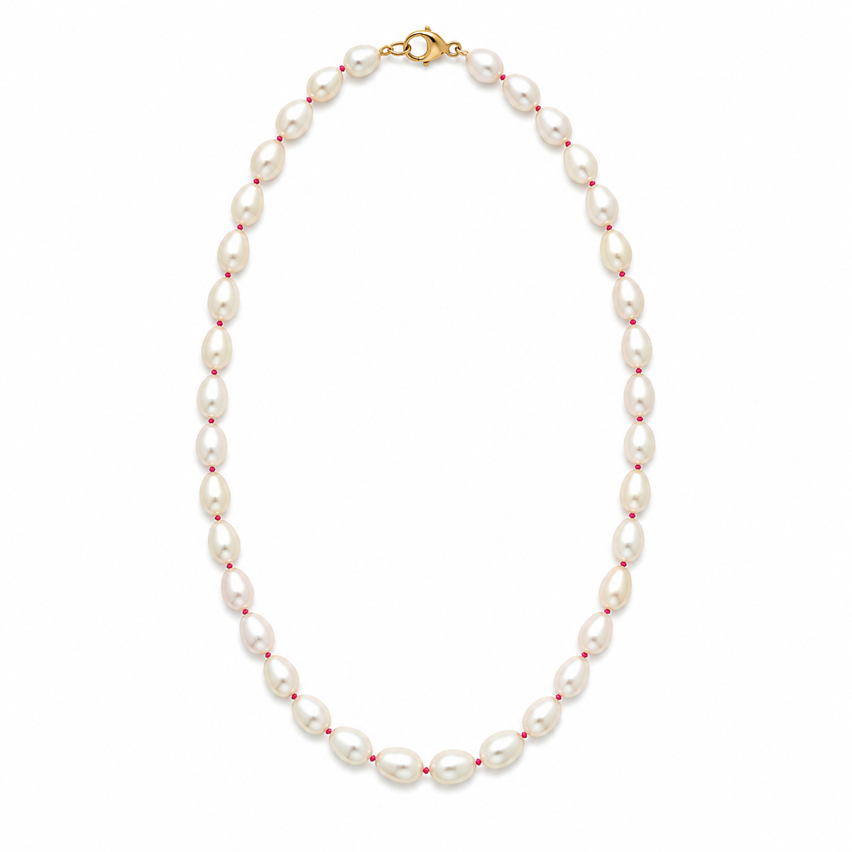 Jumbo Rice Pearl Necklace