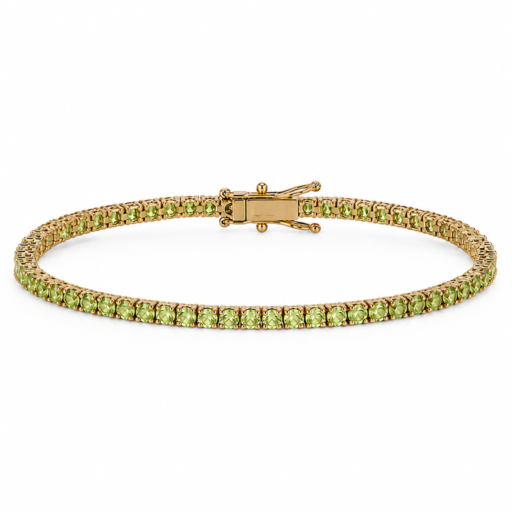 Gemstone Tennis Bracelet