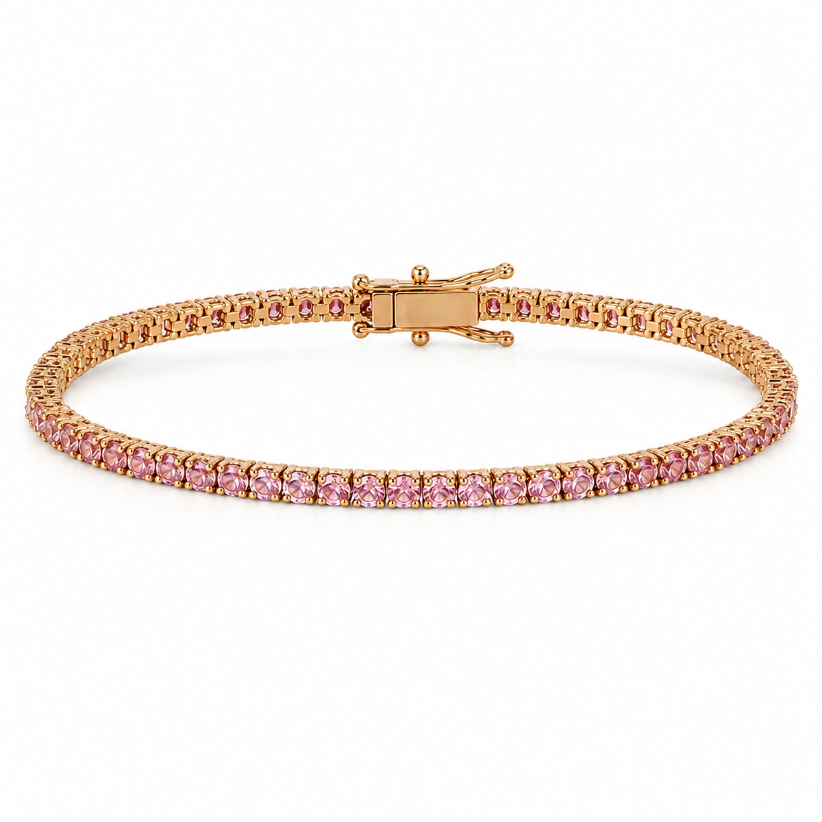 Gemstone Tennis Bracelet