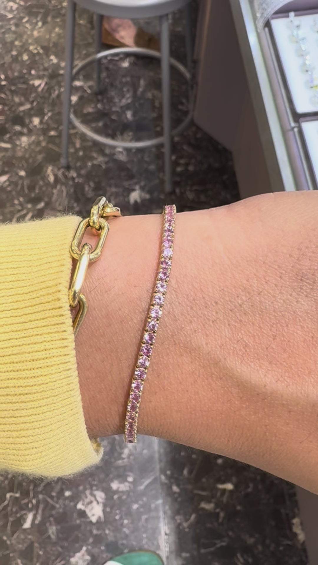 Gemstone Tennis Bracelet