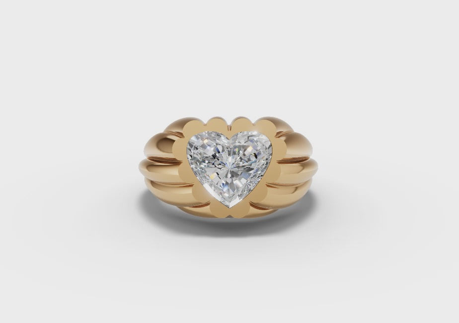 Heart Petal Ring