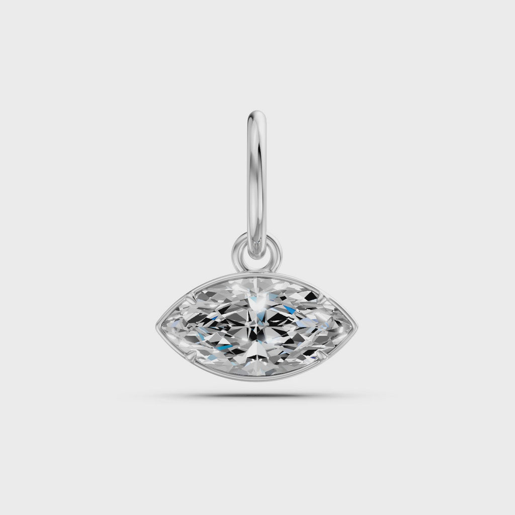 Marquise Diamond Charm