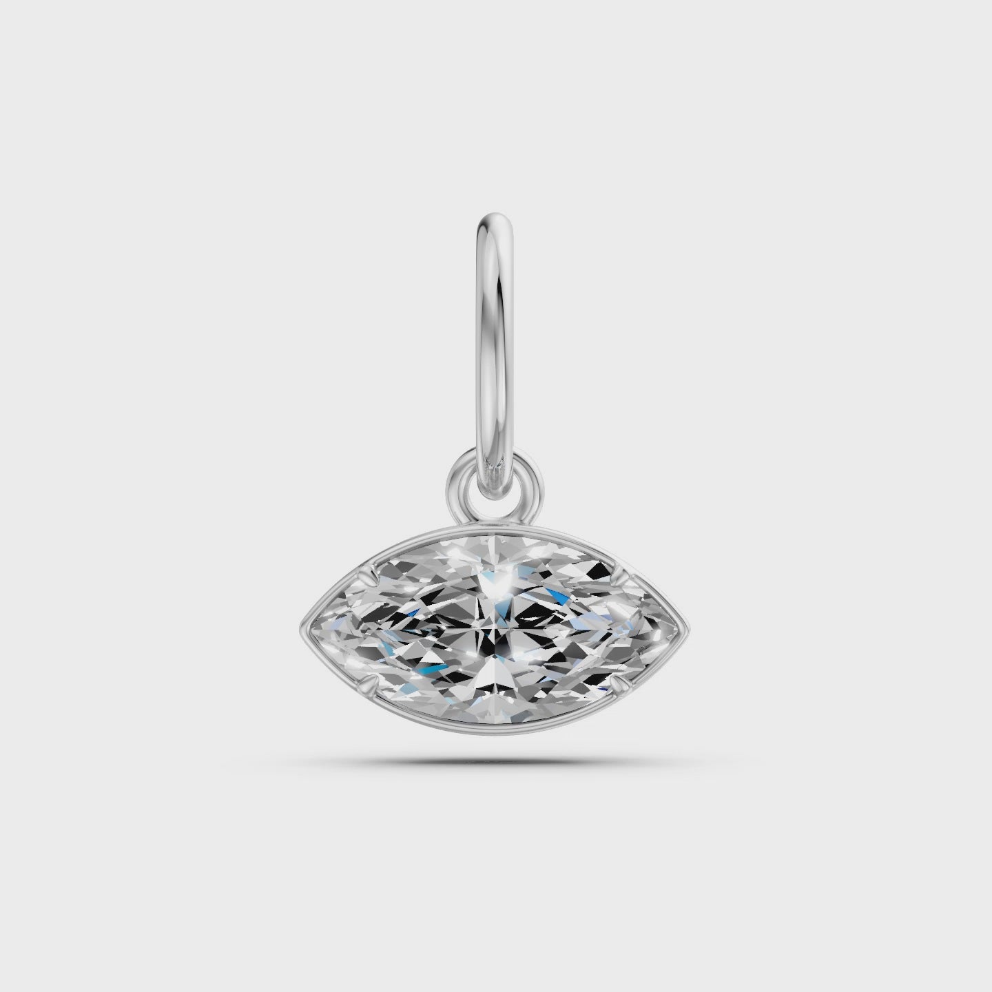 Marquise Diamond Charm