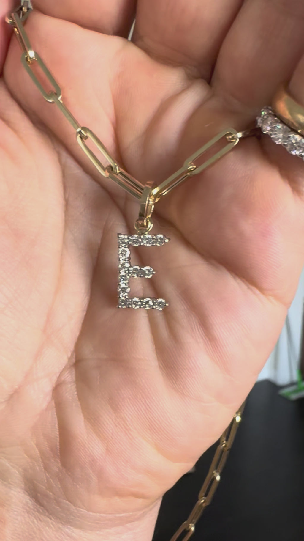 Diamond Alphabet Charms
