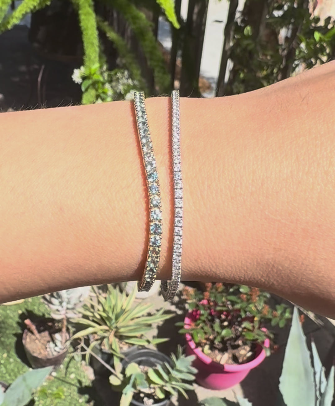 Gemstone Tennis Bracelet