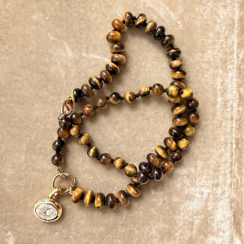 Tigers Eye Charm Carrier