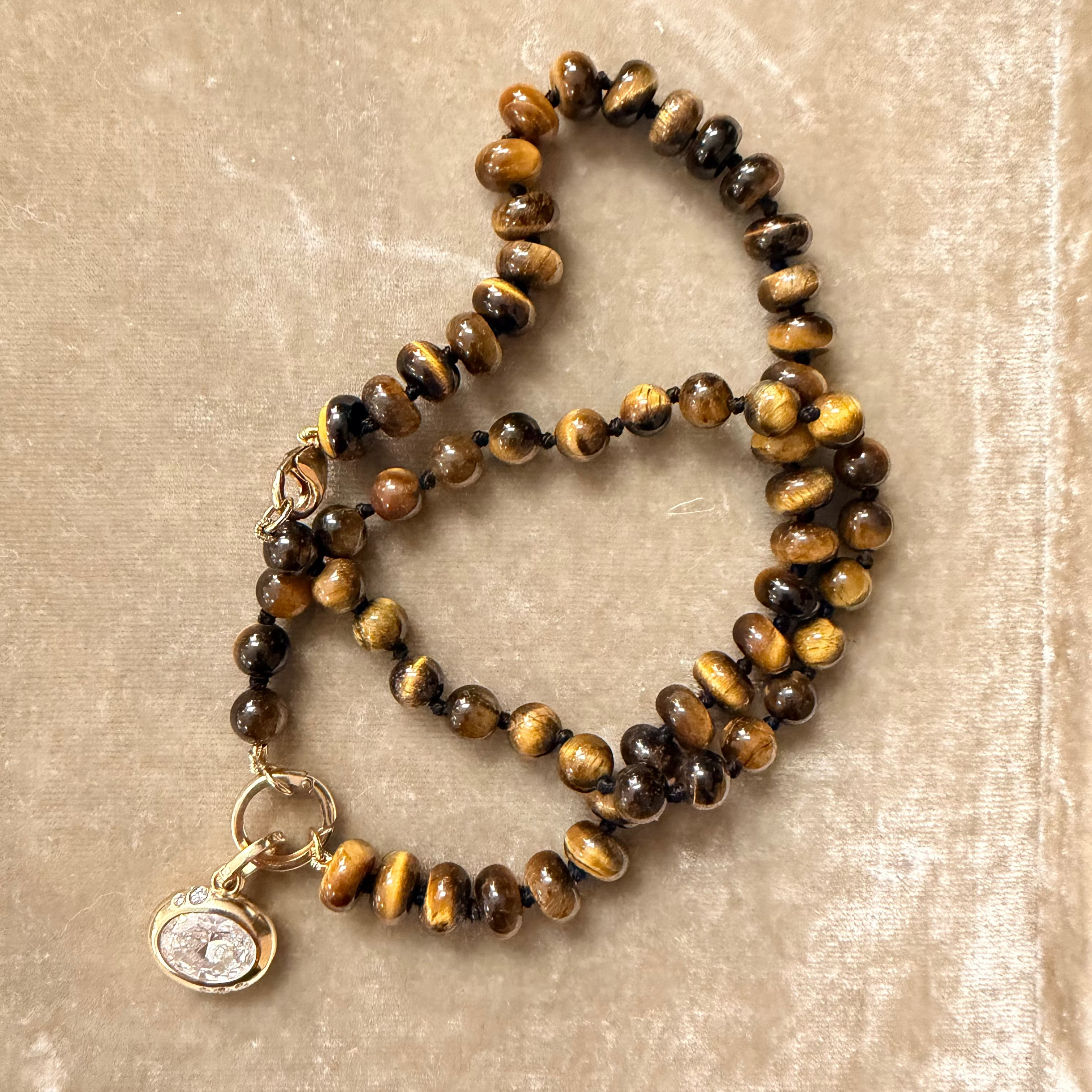Tigers Eye Charm Carrier